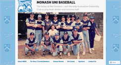 Desktop Screenshot of monashbaseball.com